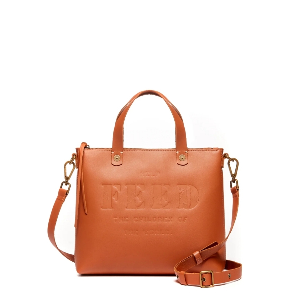 FEED the Children, Eleanor Crossbody leather bag, NWT